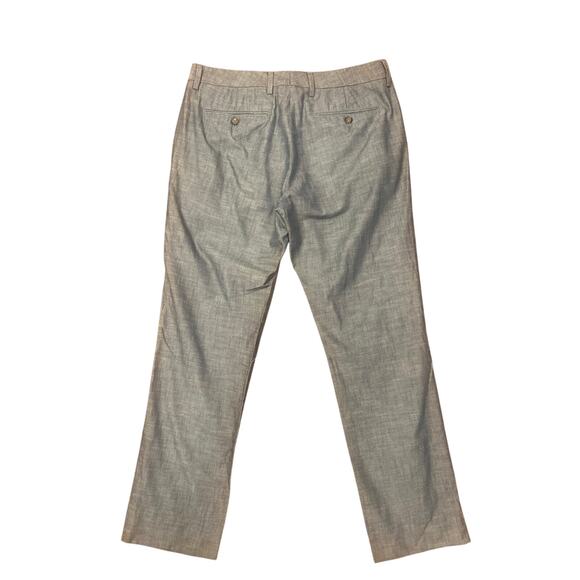 Bonobos Men’s Stretch Blue Chambray Suit Pant 32 - Picture 3 of 5